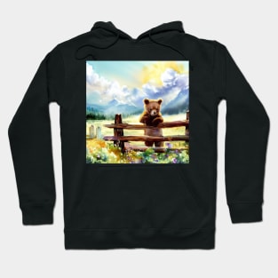 Cute Bear Cub . Hoodie